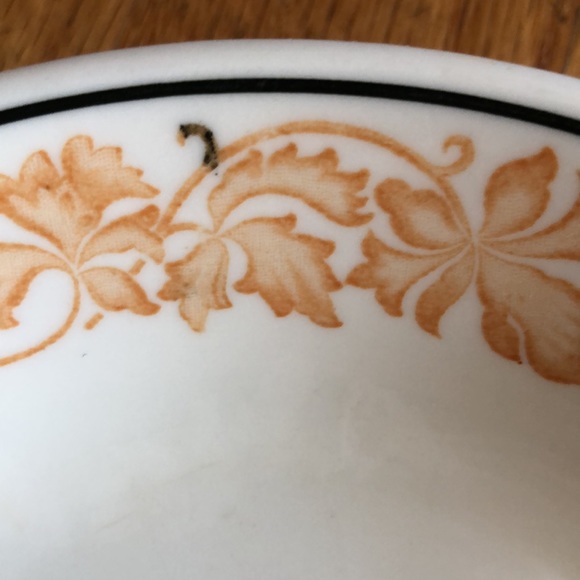 Vintage O.P.CO. SYRACUSE CHINA / set of four bowls / 7.5” diameter - Picture 5 of 6